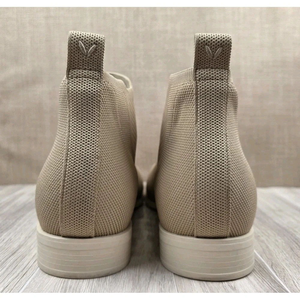 Vivaia Ryan Square Toe Ankle Bootie Boots Carmel Light Tan EU 41.5 US 10 Boho